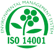 This ISO-14001 banner image showing that Soponski Manufacturing can direct you to ISO-14001 certified machine shops